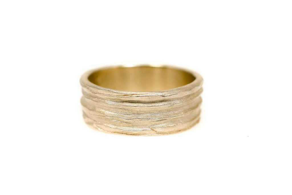 celebration rings  Symbiosis hammered ring  rose gold - Saagæ wedding rings & engagement rings by Liesbeth Busman